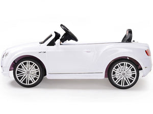 Bentley Continental GT 12V Electric Power Wheels RC Toy Car GTC - White - Middle View