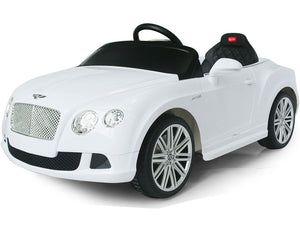 Bentley Continental GT 12V Electric Power Wheels RC Toy Car GTC - White