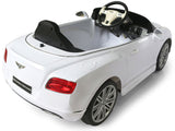 Bentley Continental GT 12V Electric Power Wheels RC Toy Car GTC - White - Side View