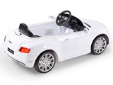 Bentley Continental GT 12V Electric Power Wheels RC Toy Car GTC - White for Sale