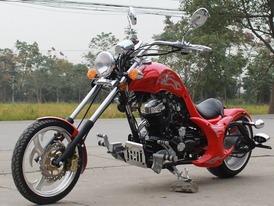 DongFang DF250RTF Mini Chopper 250cc Motorcycle Red