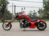 DongFang DF250RTF Mini Chopper Motorcycle Red Side