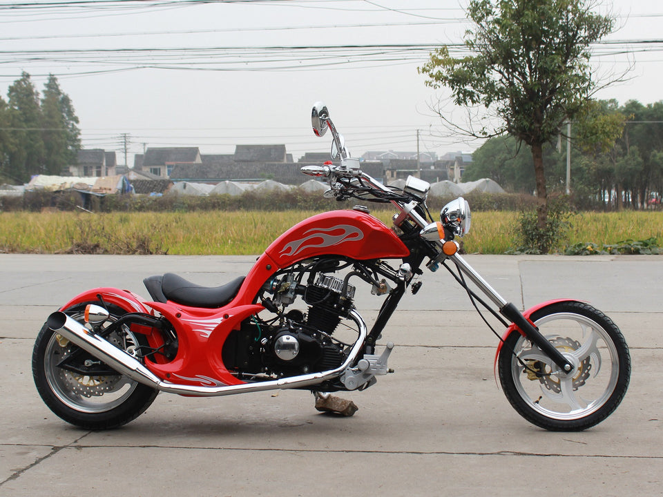 DongFang DF250RTF Mini Chopper Motorcycle Red