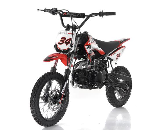 Apollo 110cc Motocross Dirt Bike - Semi Automatic DB-34 | AGB-34CRF-110