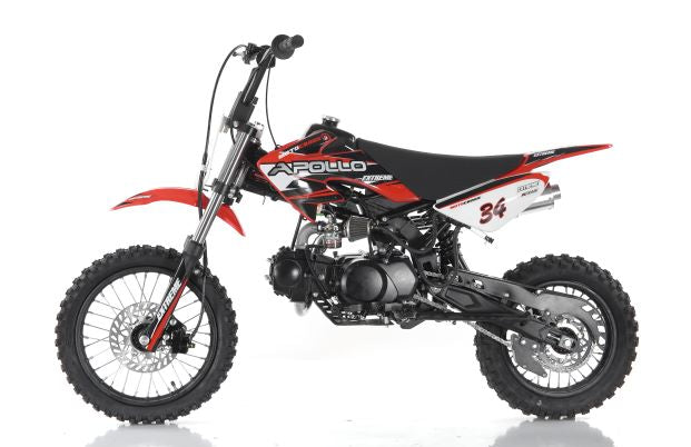 Apollo 110cc Motocross Dirt Bike - Semi Automatic DB-34 | AGB-34CRF-110