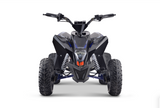 Electric Mid-Size ATV 1300 Watts - Black - Front View