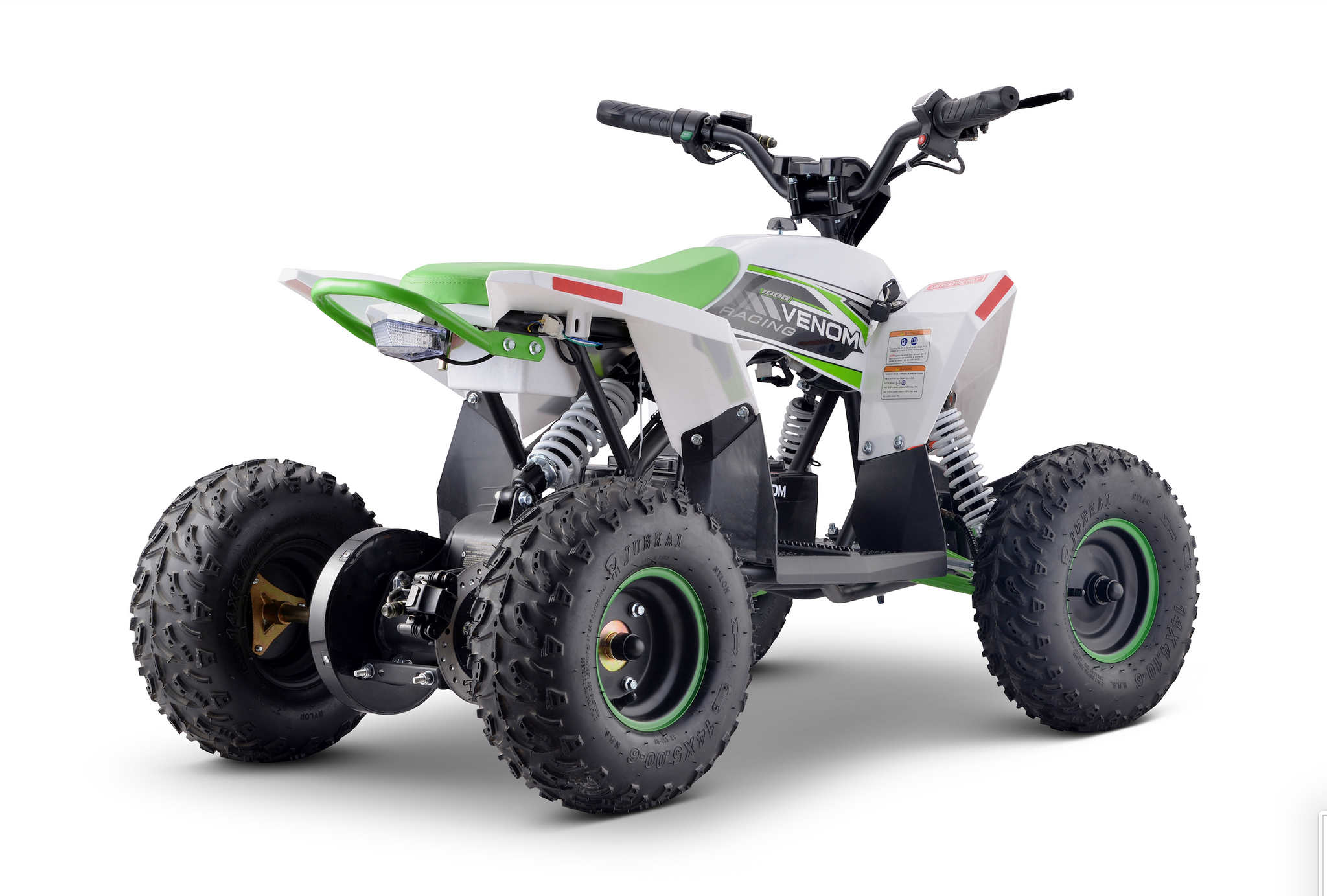 Kids Electric Mid Size ATV Quad Four Wheeler 48 Volts 1300 Watts Lithium Battery Belmonte Bikes