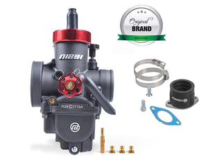 Nibbi Racing Carburetor + Intake Manifold | VM22 26mm | 125cc Motorcycles