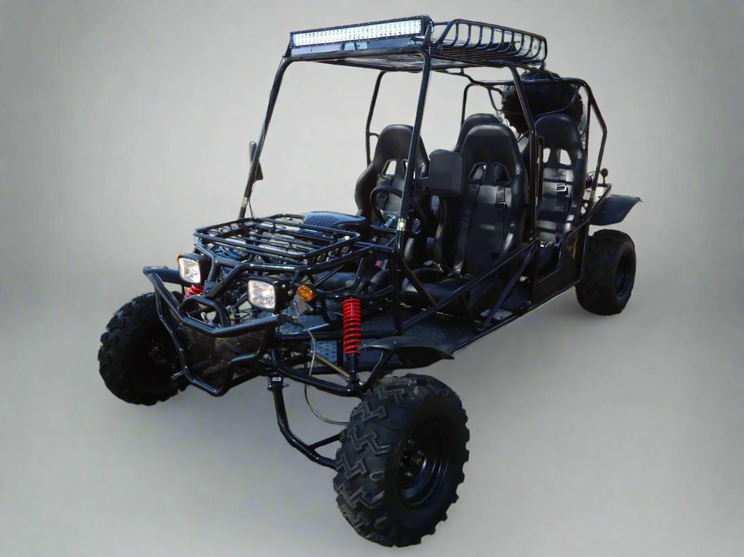 Hummer 200cc | 4-Seater Adult Go-Kart | Reverse | TK200GK-6A