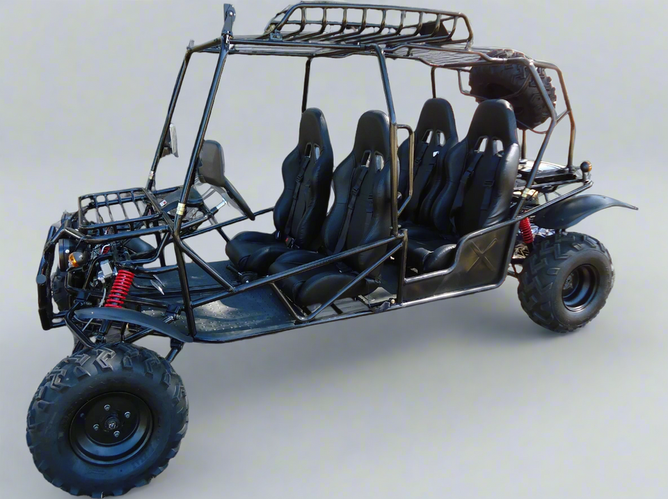 Hummer 200cc | 4-Seater Adult Go-Kart | Reverse | TK200GK-6A