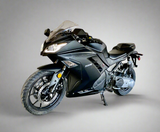 Falcon 250cc Full Size Motorcycle - Fully Automatic Midnight Black