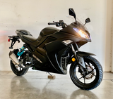 Dragon 200cc Motorcycle - Fully Automatic - CARB Aproved Black