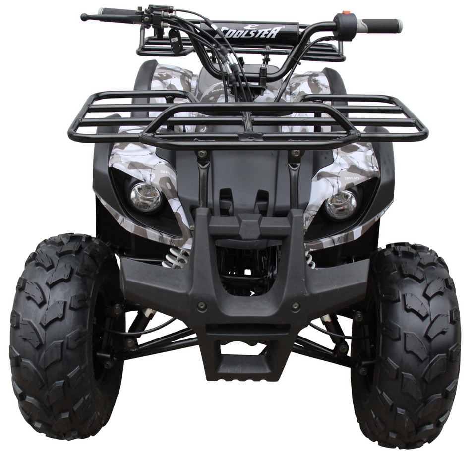 Coolster ATV3125XR8U ATV 125cc ATV3125XR8US 4 wheeler quad for cheap white and black