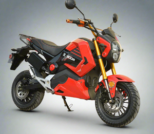 Boom E-Vader 2000W Brushless 72V Electric Motorcycle - BD578Z - Red