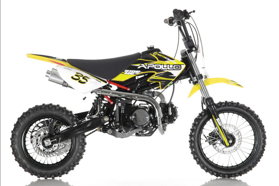 Apollo 125cc Sport Motocross Dirt Bike - 4-Speed Manual DB-35