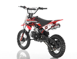 Apollo 125cc Sport Motocross Dirt Bike -  4-Speed Manual 