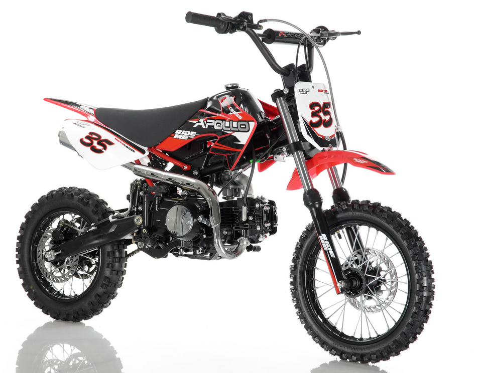 Apollo 125cc Sport Motocross Dirt Bike - 4-Speed Manual DB-35