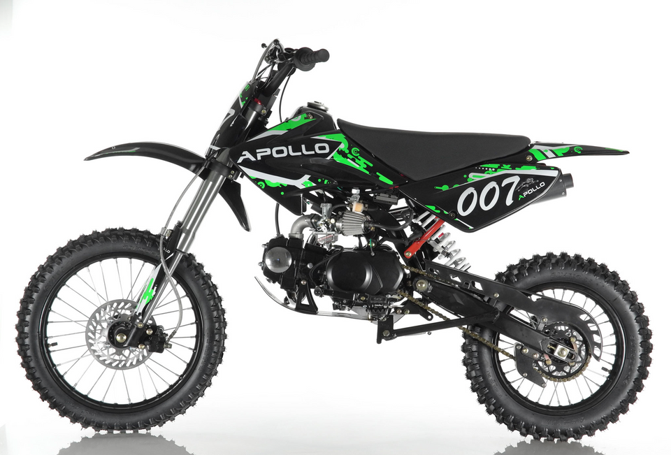 Buy Apollo 125cc Adult Motocross Dirt Bike Manual DB 007 Pit