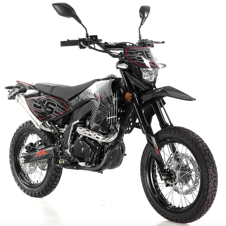 DB-34 deluxe apollo dirt bike street legal 250cc Black