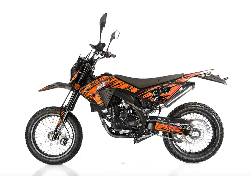 Apollo 250cc Dual Sport DB 36 Deluxe Dirt Bike Street Legal