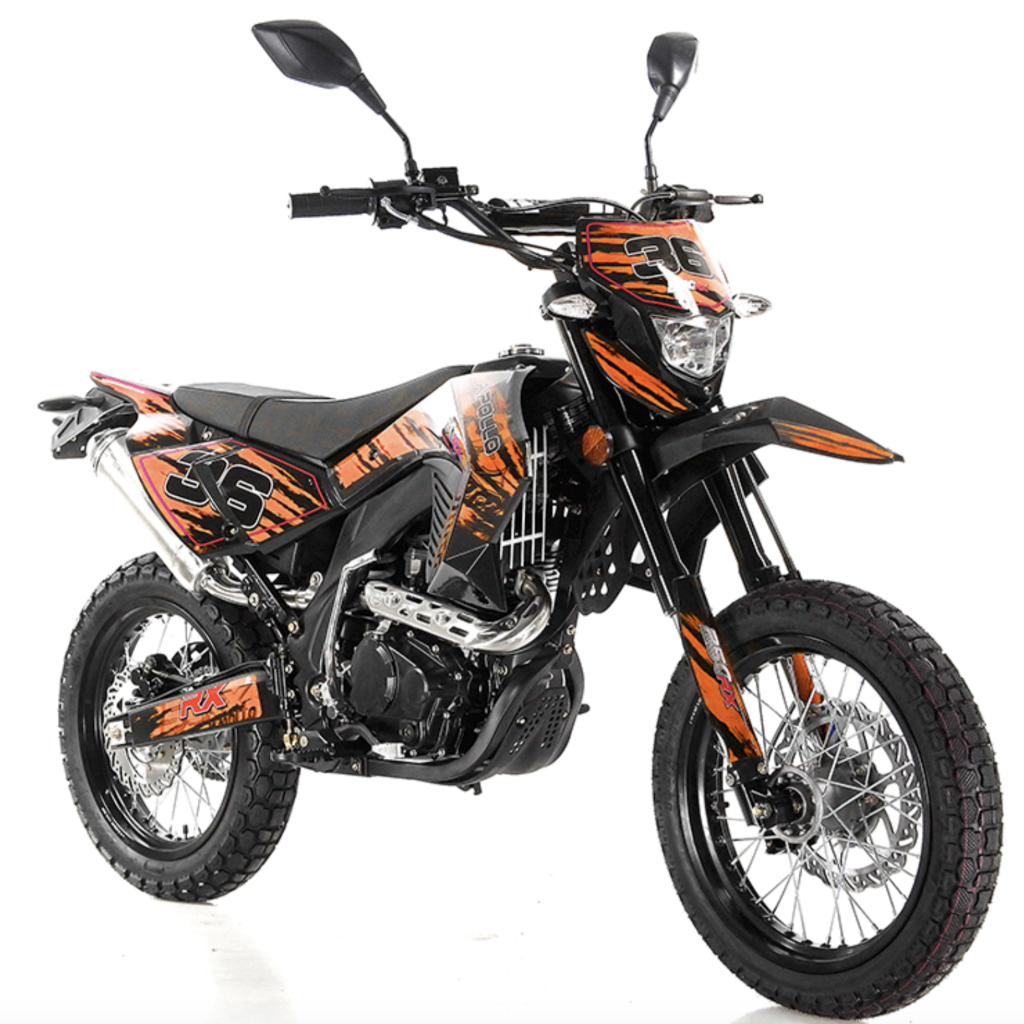 Apollo 250cc Dual Sport DB 36 Deluxe Dirt Bike Street Legal Motocross Dirt Bike DOT EPA USA Belmonte Bikes