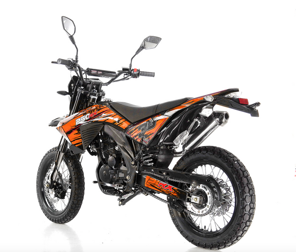 Apollo 250cc Dual Sport Motocross Dirt Bike -Street Legal - DB-36 DOT