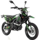 DB-34 deluxe Apollo dirt bike street legal 250cc Green 