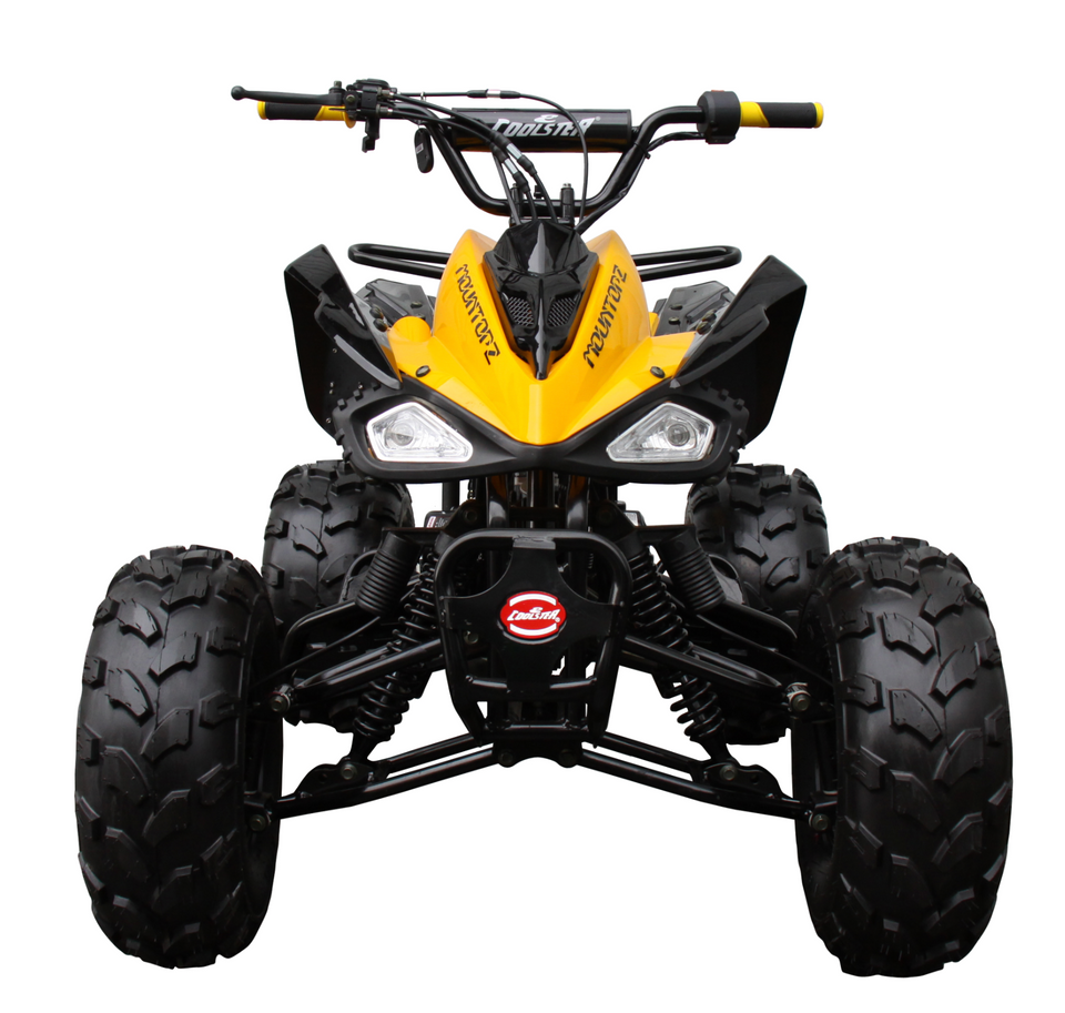 Raptor 125cc Quad Sport ATV - Semi-Automatic - ATV-3125C-2 Yellow