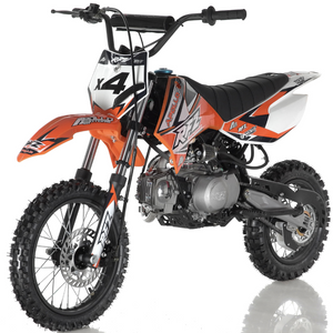 Apollo RFZ Motocross 110cc Dirt Bike - Semi Automatic DB-X4 Orange