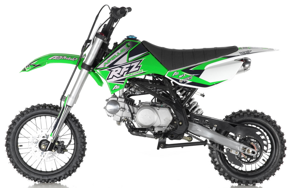 Apollo RFZ Motocross 125cc Dirt Bike Sport - Semi-Automatic DB-X14 Green