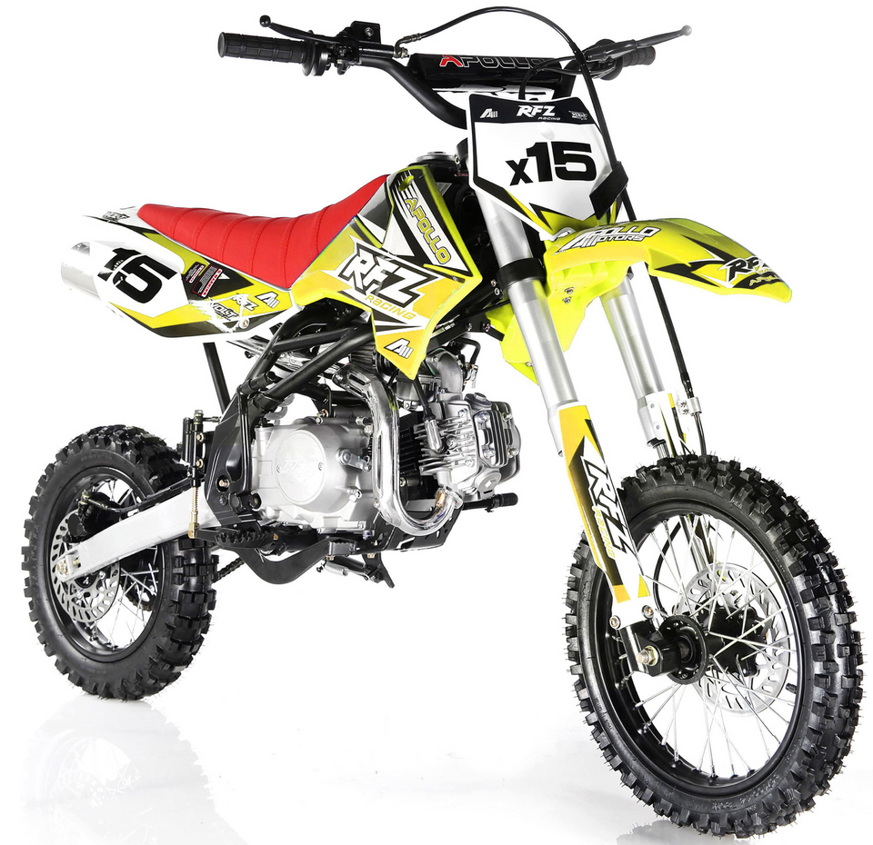 Apollo RFZ Motocross 125cc Dirt Bike Sport - 4-Speed Manual DB-X15