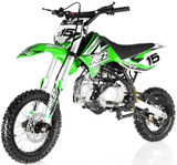 Apollo RFZ Motocross 125cc Dirt Bike Sport - 4-Speed Manual DB-X15 Green