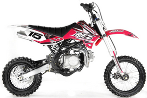 Apollo RFZ Motocross 125cc Dirt Bike Sport - 4-Speed Manual DB-X15 for Sale