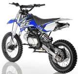 APOLLO RFZ MOTOCROSS 125CC DIRT BIKE - 4-SPEED MANUAL DB-X18  - Blue for Sale