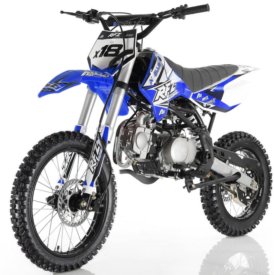 APOLLO RFZ MOTOCROSS 125CC DIRT BIKE - 4-SPEED MANUAL DB-X18