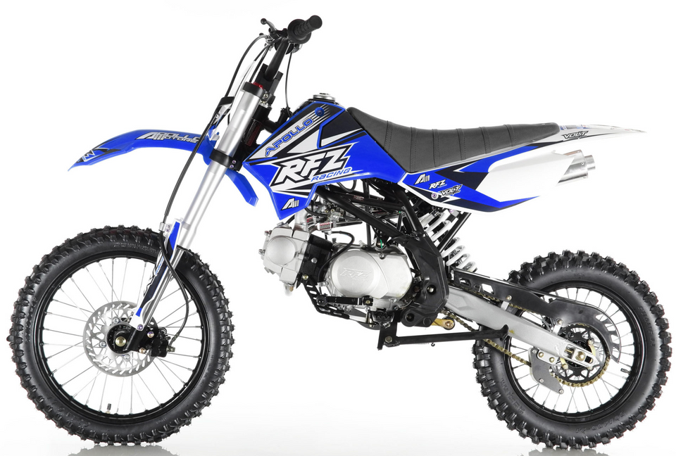 Buy Apollo RFZ Motocross 125cc Dirt Bike 4 speed Manual Clutch DB