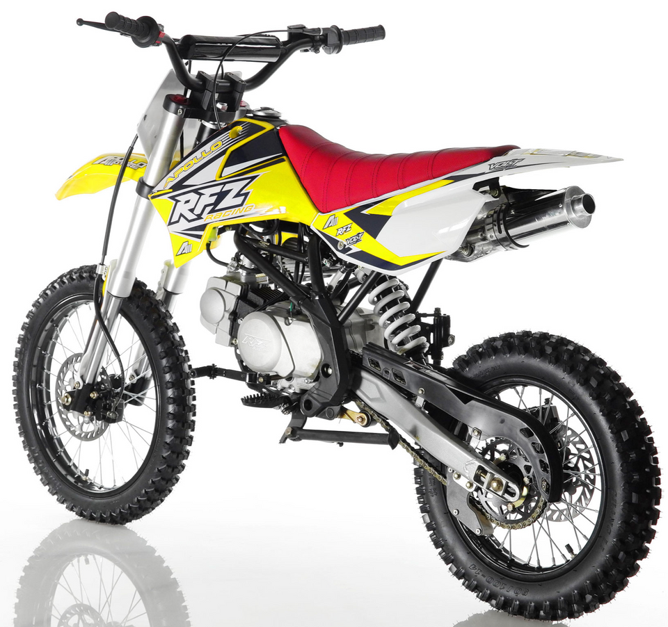 APOLLO RFZ MOTOCROSS 125CC DIRT BIKE - 4-SPEED MANUAL DB-X18