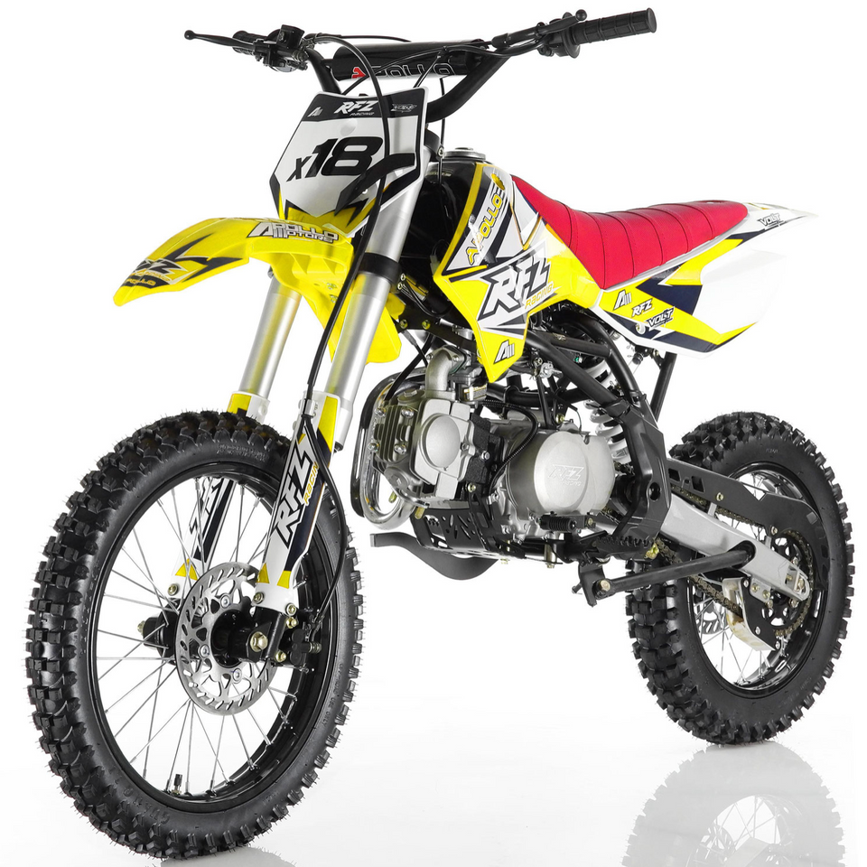 APOLLO RFZ MOTOCROSS 125CC DIRT BIKE - 4-SPEED MANUAL DB-X18 