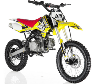 APOLLO RFZ MOTOCROSS 125CC DIRT BIKE - 4-SPEED MANUAL DB-X18