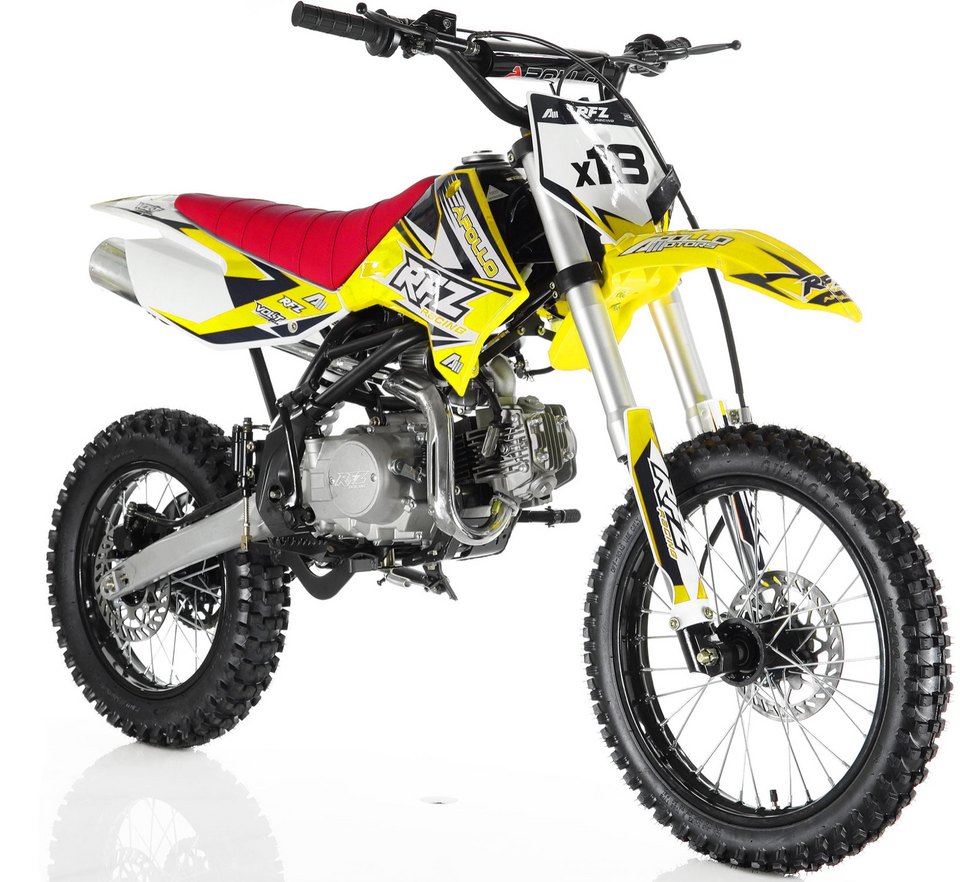 Buy Apollo RFZ Motocross 125cc Dirt Bike 4 speed Manual Clutch DB