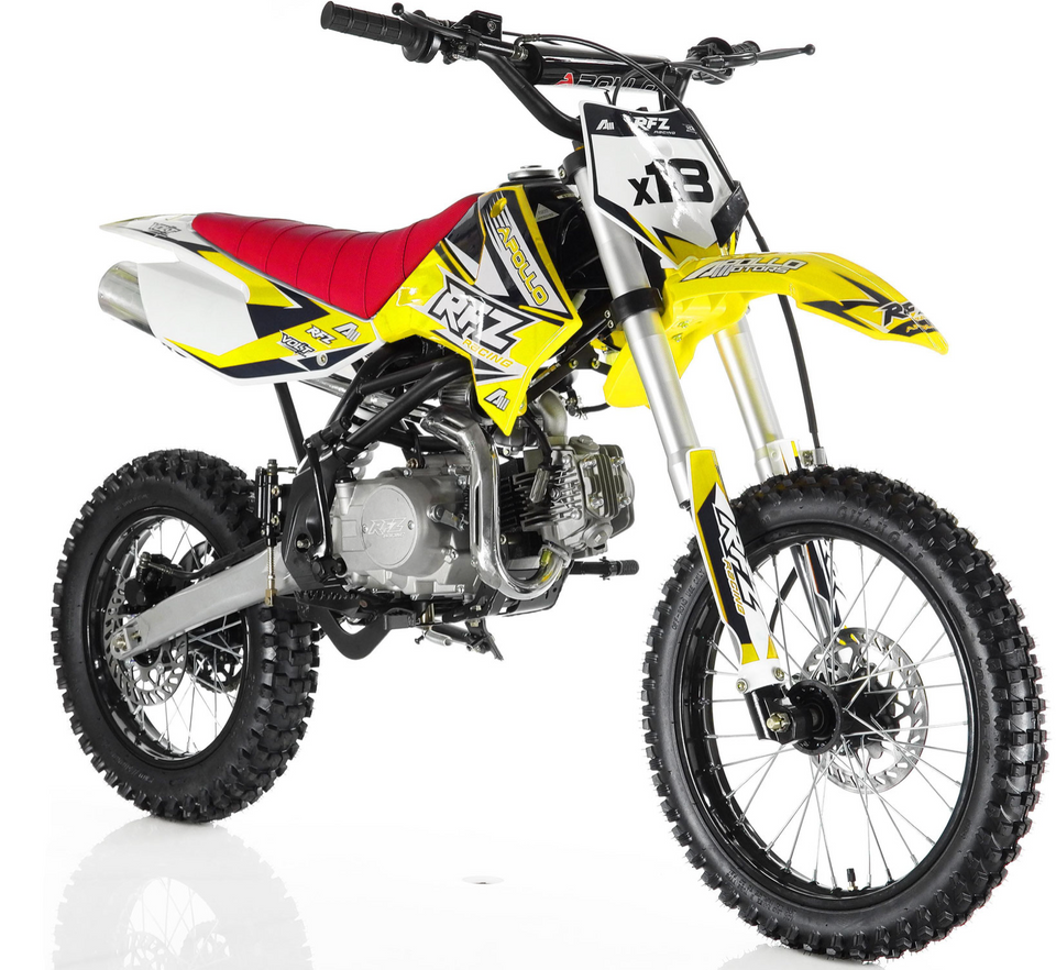 APOLLO RFZ MOTOCROSS 125CC DIRT BIKE - 4-SPEED MANUAL DB-X18