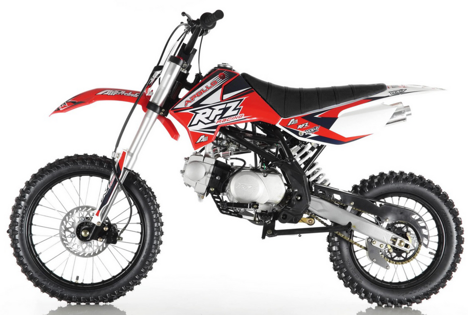 APOLLO RFZ MOTOCROSS 125CC DIRT BIKE - 4-SPEED MANUAL DB-X18