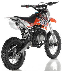 APOLLO RFZ MOTOCROSS 125CC DIRT BIKE - 4-SPEED MANUAL DB-X18