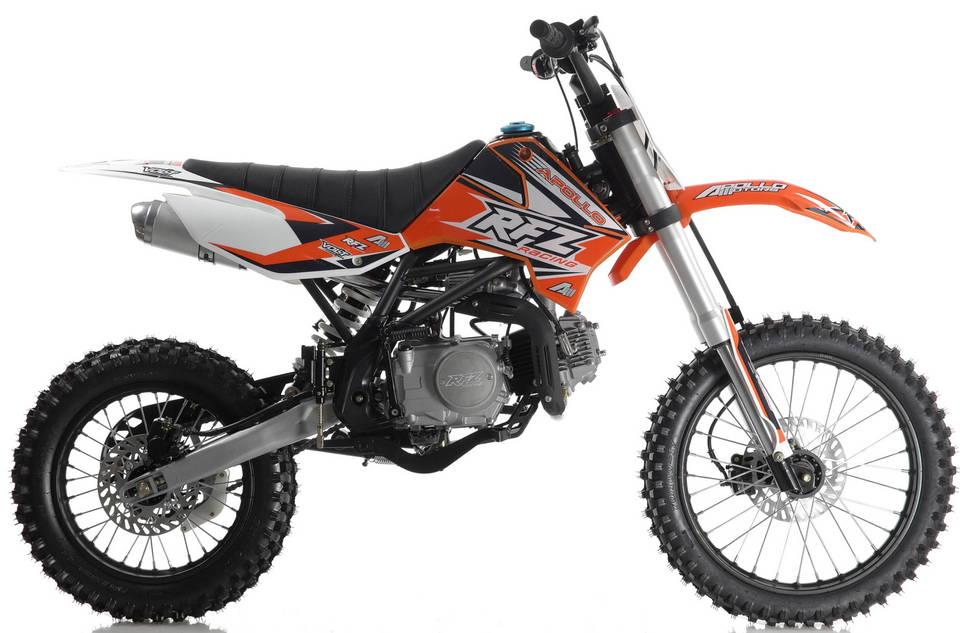 APOLLO RFZ MOTOCROSS 125CC DIRT BIKE - 4-SPEED MANUAL DB-X18