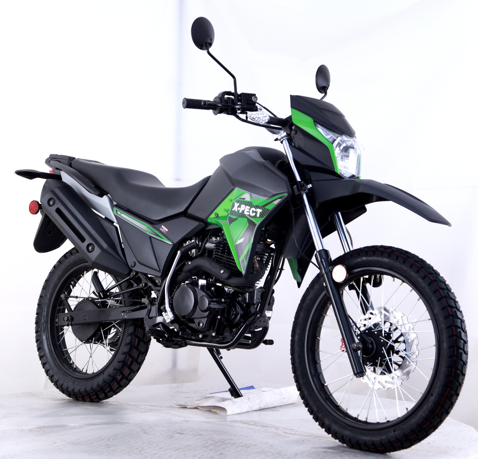 Green Lifan 200cc Dirt bike LF200GY-4