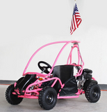 Kids Speed Racer 80cc Go Kart - DF80GKS - Pink