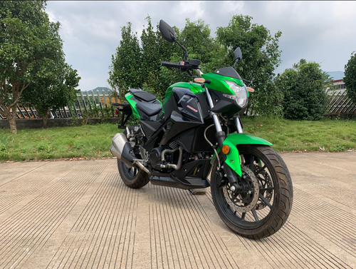 GTO Vitacci 250cc Motorcycle - 5-Speed Fuel-Injected Green