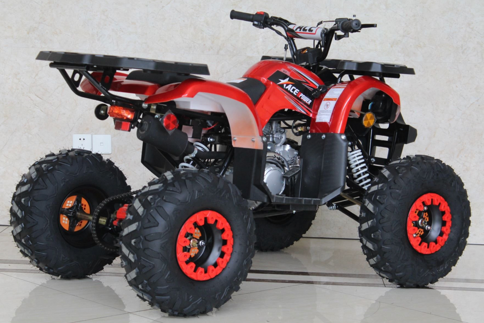 Ace B125 red rear view 125cc ATV