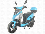 Icebear Shadow 49cc Moped Scooter Street Legal - PMZ50-1 Blue