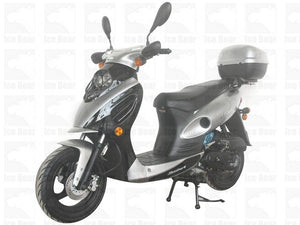 Icebear Shadow 49cc Moped Scooter Street Legal - PMZ50-1 Grey